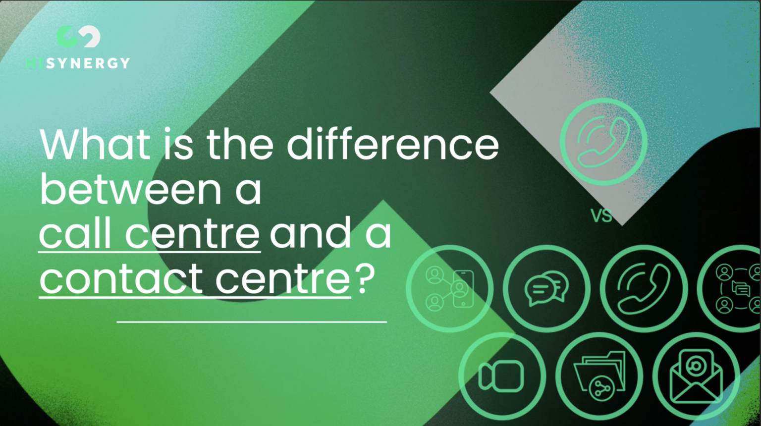 What is the difference between a call centre and a contact centre?