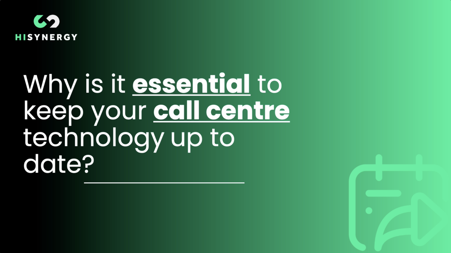 Why is it essential to keep your call centre technology up to date?