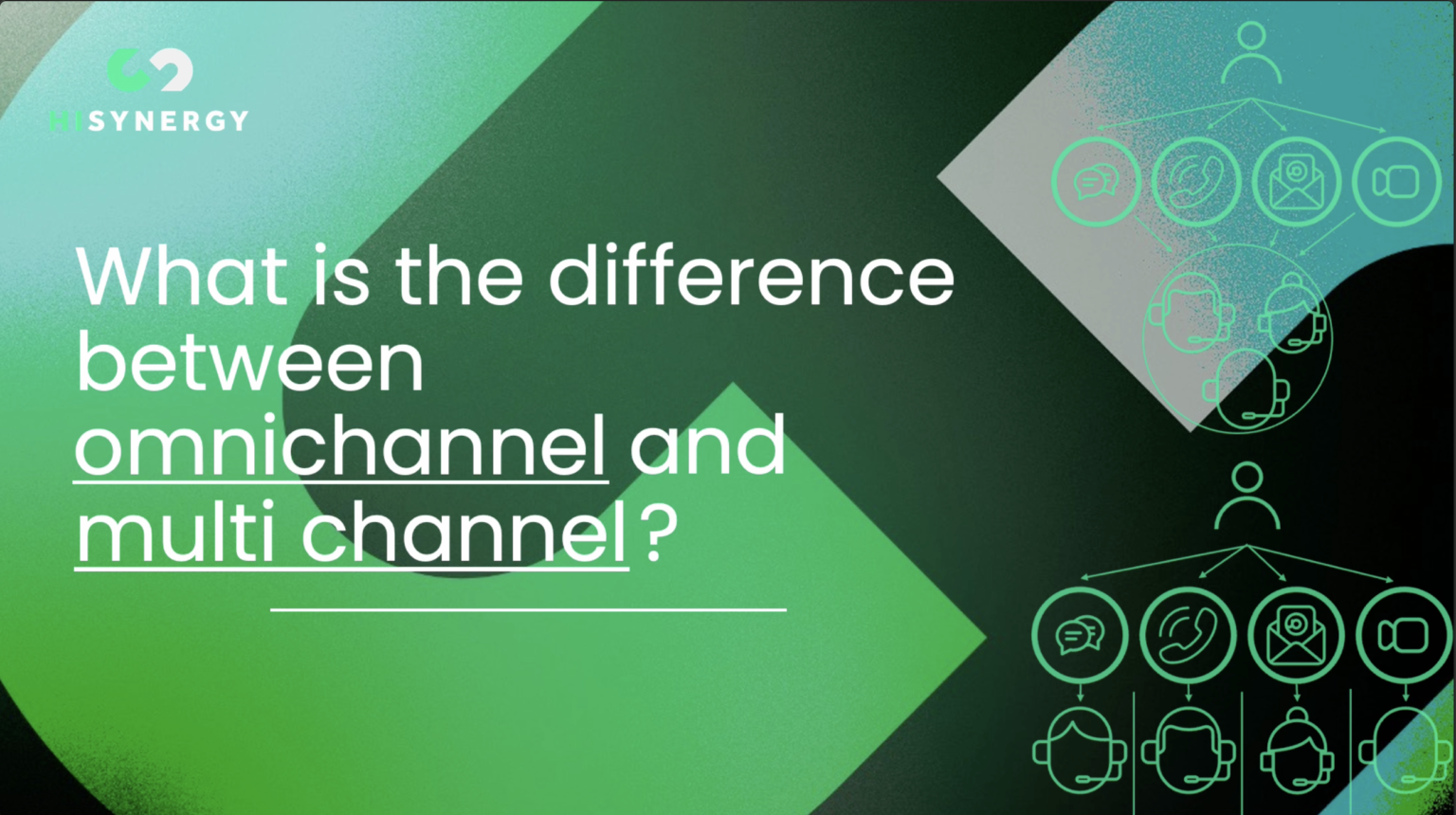 What is the difference between omnichannel and multi channel?