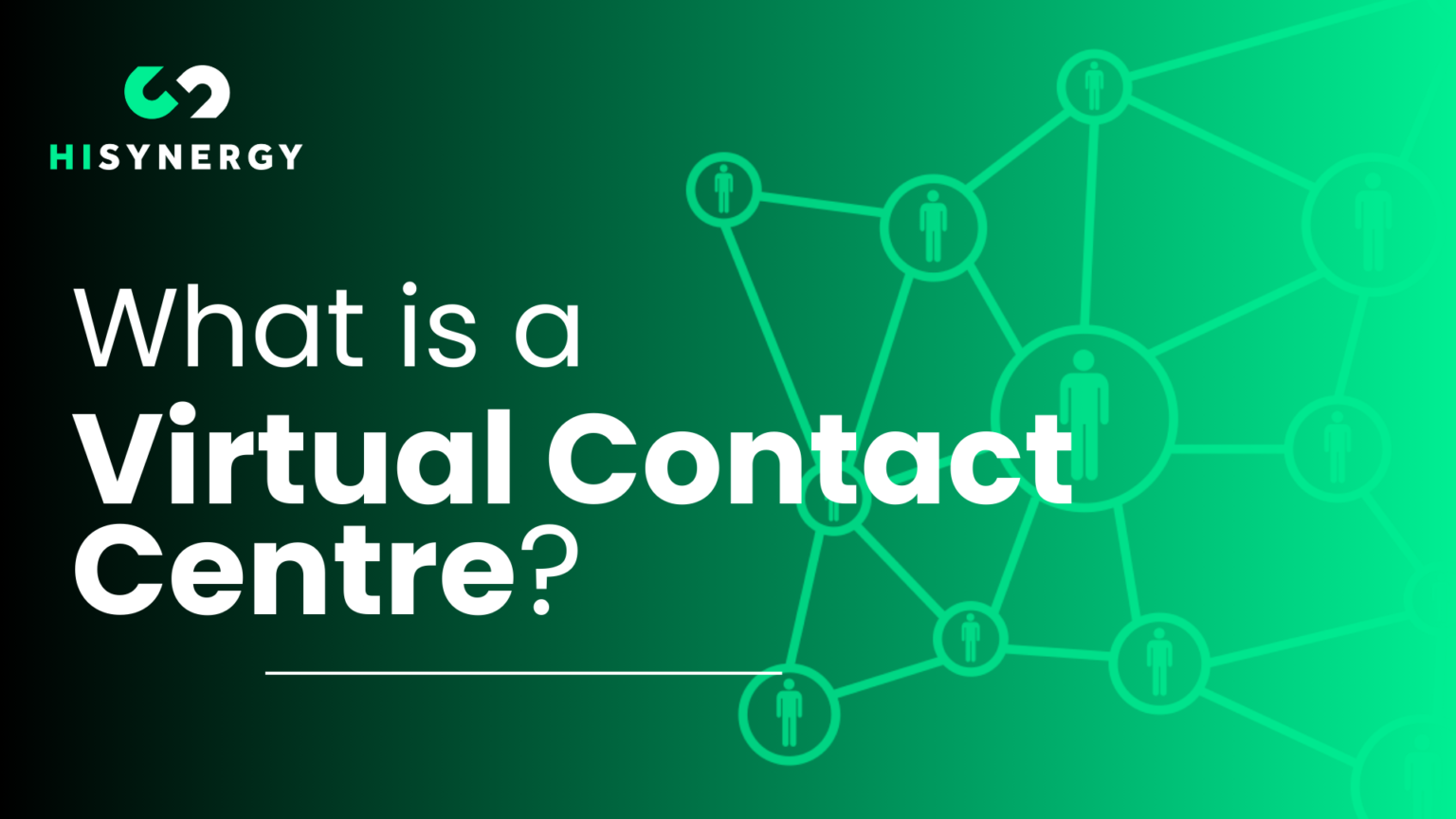 What is a virtual contact centre?